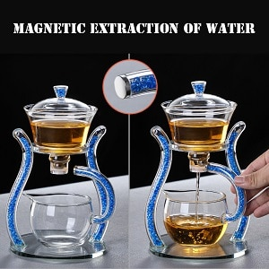 Luxurious Clear Glass Loose Leaf Tea Strainer