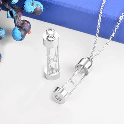 Timeless Sand Timer Pendant Necklace
