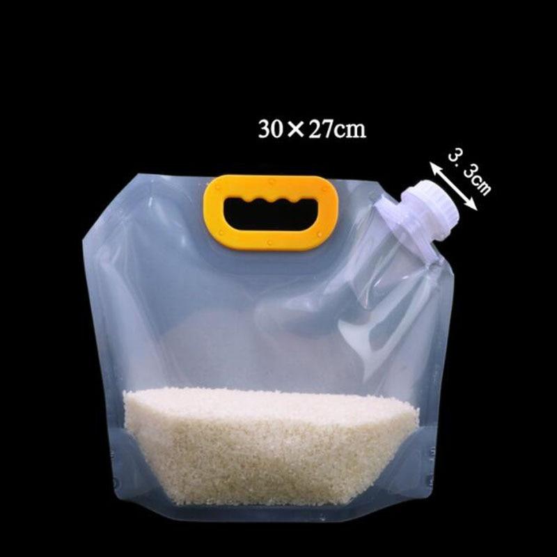 Clear Refillable Liquid Storage Pouch Bag