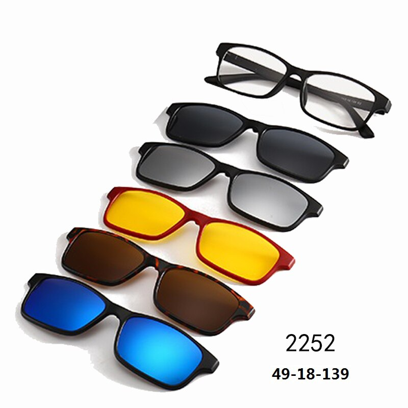 Stylish Polarized Sunglasses with Magnetic Lenses