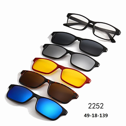 Stylish Polarized Sunglasses with Magnetic Lenses