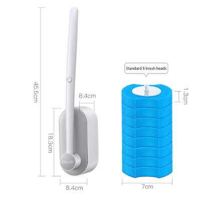 Extended Handle Bathroom Toilet Brush Set