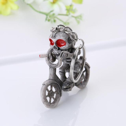 Unique Goth Style Skeleton Keychain