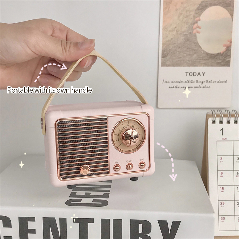 Vintage Portable Bluetooth Radio Speaker