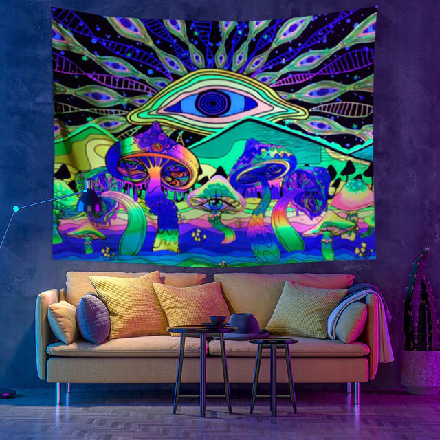 Vibrant Glow Wall Hanging Tapestry