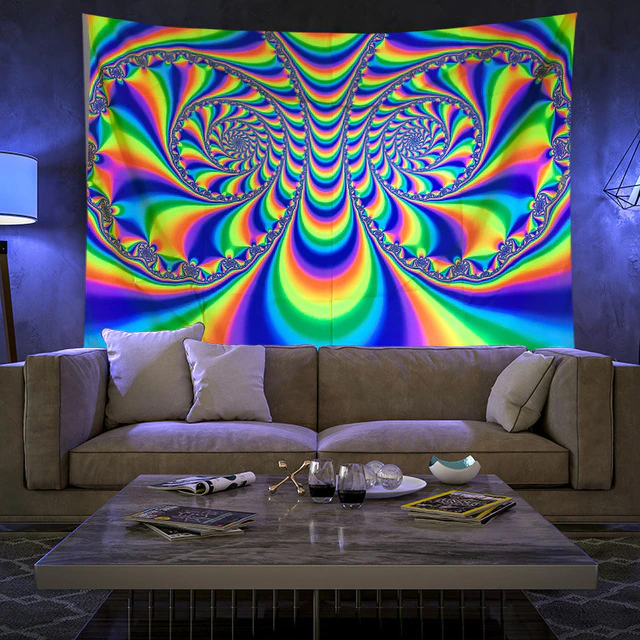 Vibrant Glow Wall Hanging Tapestry