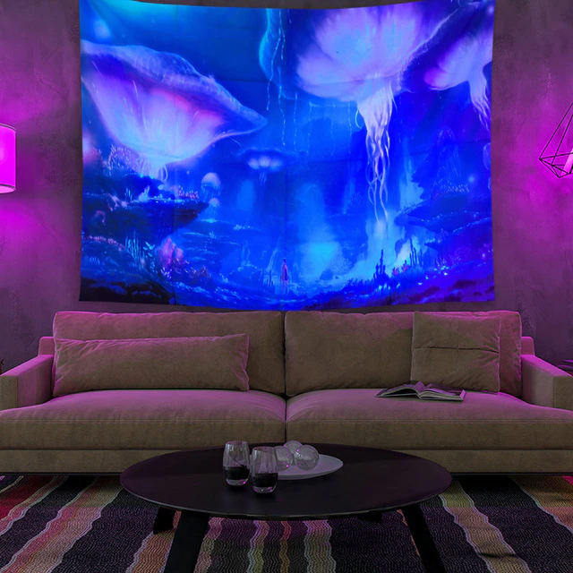Vibrant Glow Wall Hanging Tapestry