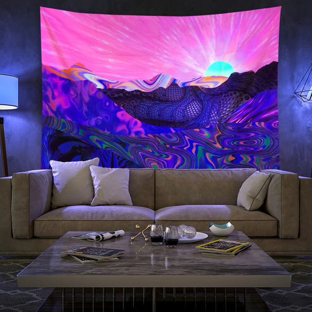 Vibrant Glow Wall Hanging Tapestry