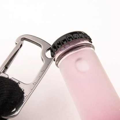 Durable Steel Pocket Multi Tool Keychain Opener