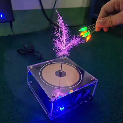 Wireless Rechargeable Sound Lamp with Tesla Coil Technology
