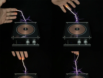 Wireless Rechargeable Sound Lamp with Tesla Coil Technology