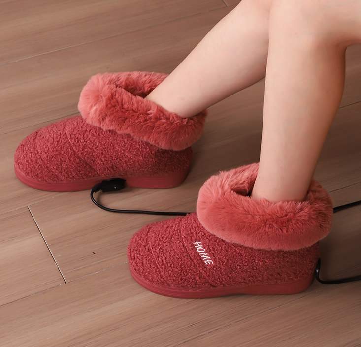 Warm Cozy Rechargeable Heated Slippers
