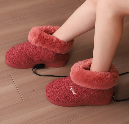 Warm Cozy Rechargeable Heated Slippers