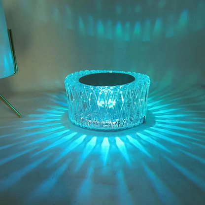 Crystal Bird Cage Desk Lamp
