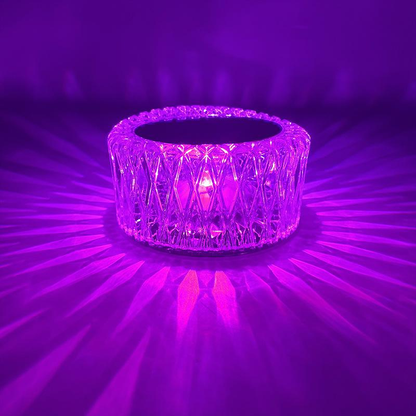 Crystal Bird Cage Desk Lamp