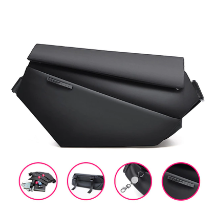 Sleek Leather Crossbody Shoulder Bag