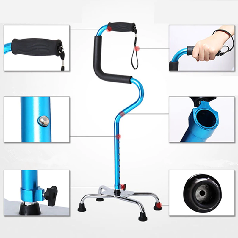 Sturdy Adjustable Walking Stick for Seniors