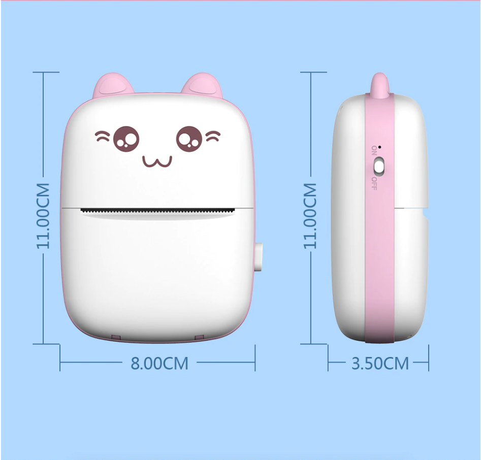 Compact Pet Thermal Bluetooth Label Printer