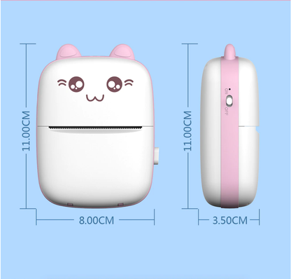 Compact Pet Thermal Bluetooth Label Printer
