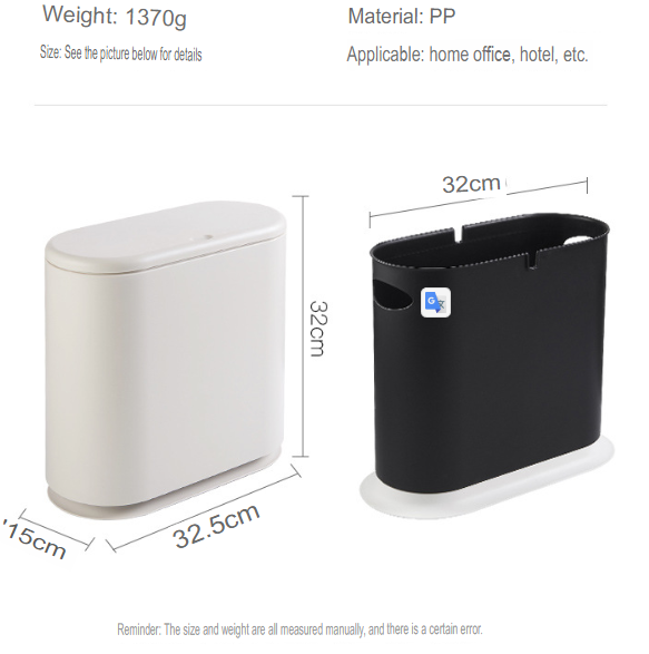 Eco Friendly Dual Bin Recycling Trash Can