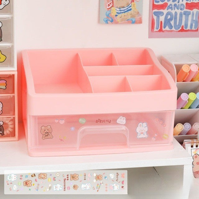 Compact Office Desk Storage Container Box - Fesara