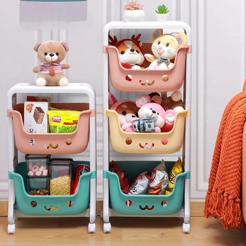 Space Saving Foldable Storage Shelving Unit