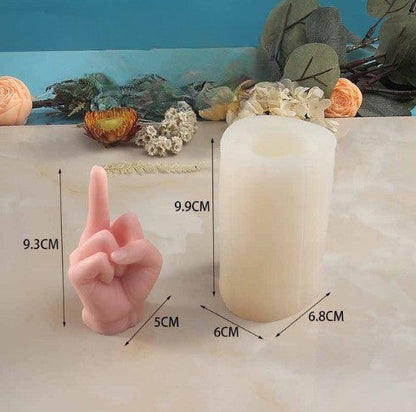 Unique Finger Shaped Creative Candle Molds