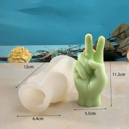 Unique Finger Shaped Creative Candle Molds
