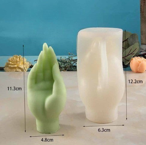 Unique Finger Gesture Artistic Wax Candle Molds