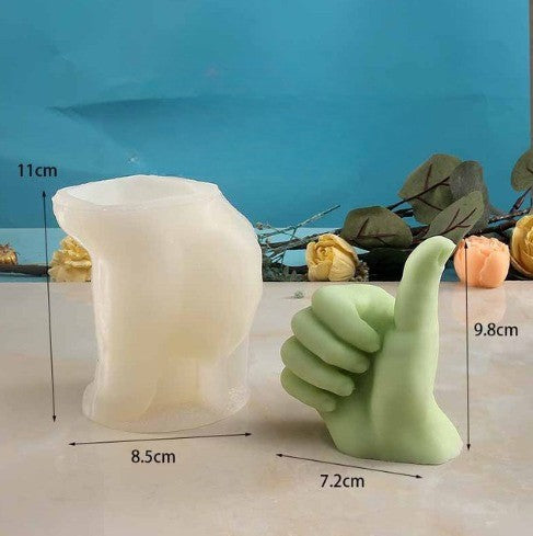 Unique Finger Shaped Creative Candle Molds