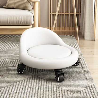 Stylish Compact Metal Folding Ottoman Stool