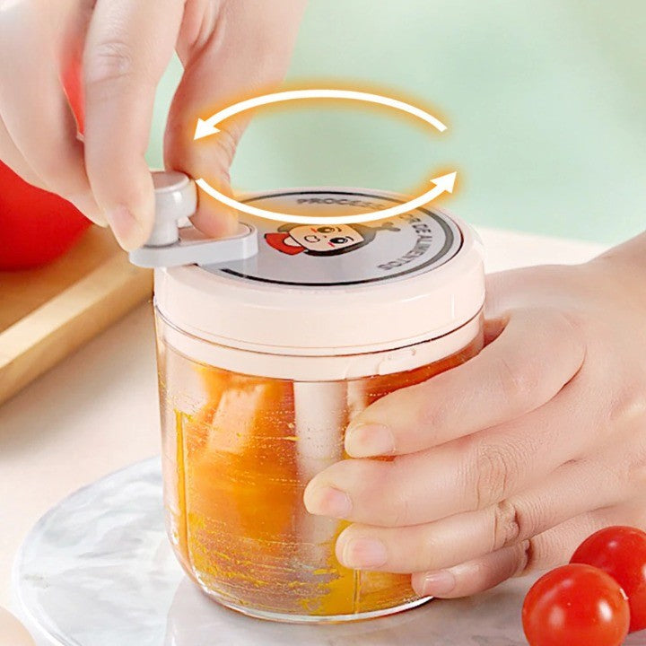 Compact Manual Quick Veggie Garlic Chopper
