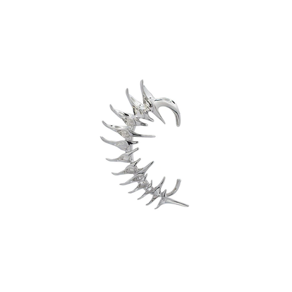 Edgy Punk Spike Earring Clip - Fesara
