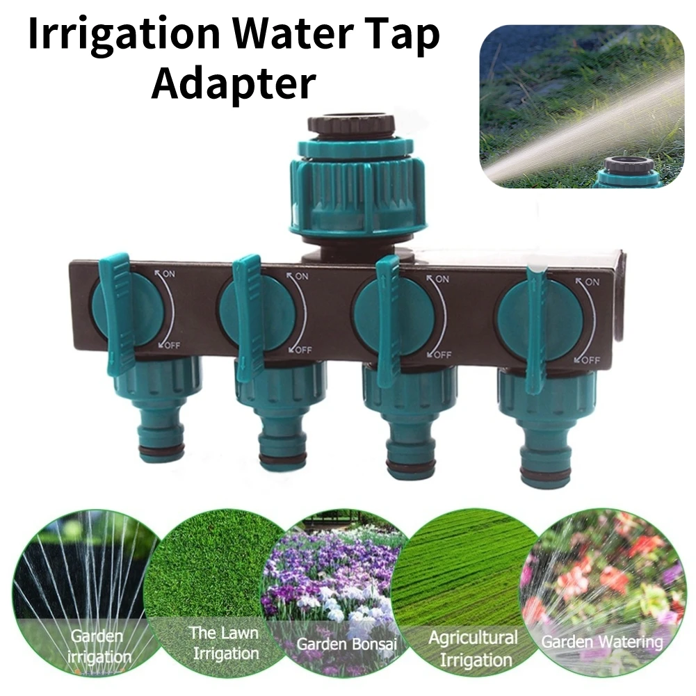 4-Way Outdoor Water Splitter Valve