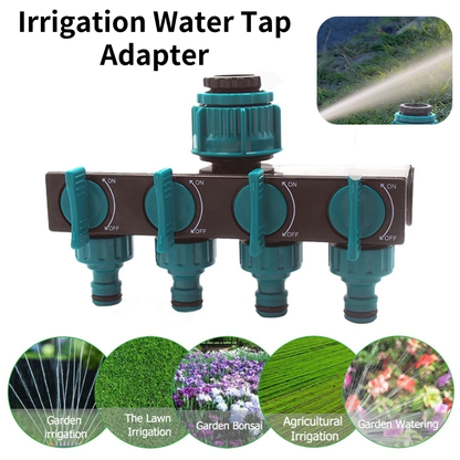 4-Way Outdoor Water Splitter Valve