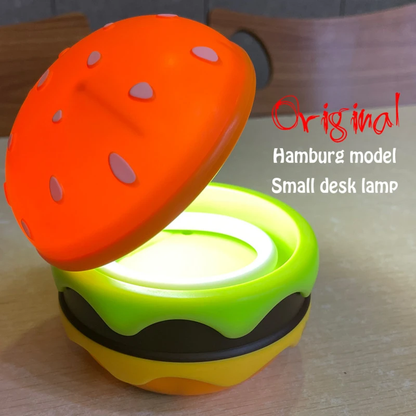 Compact Portable LED Burger Desk Lamp