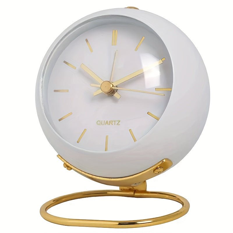 Classic Quiet Analog Clock with Nightlight