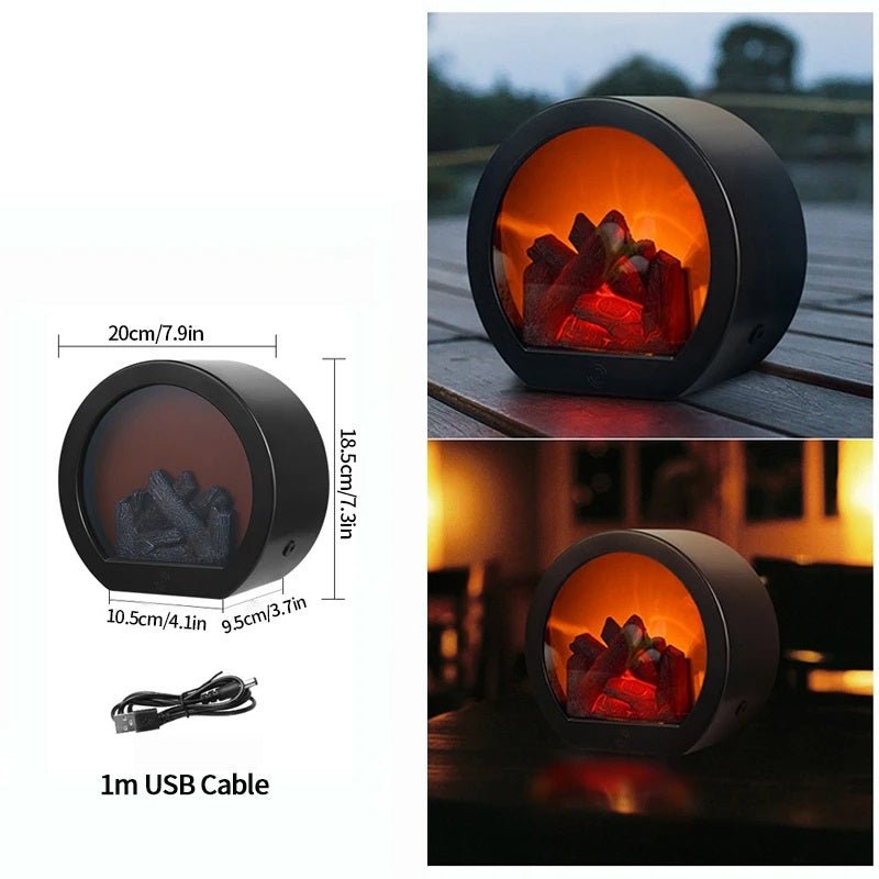Warm Vintage Lantern Nightlight for Holiday Ambiance
