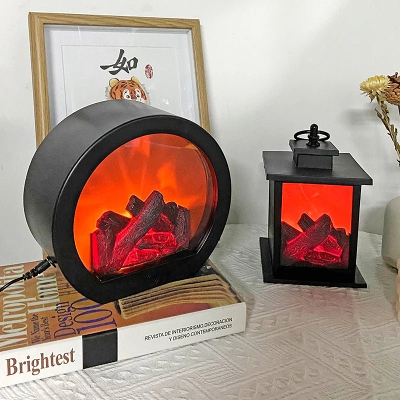 Warm Vintage Lantern Nightlight for Holiday Ambiance