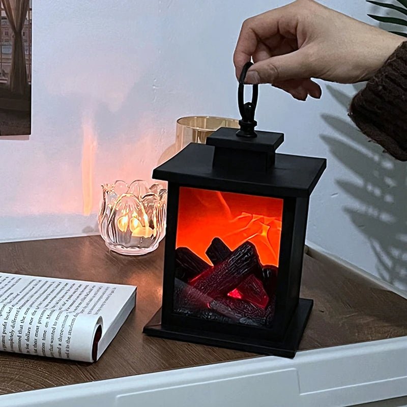 Warm Vintage Lantern Nightlight for Holiday Ambiance