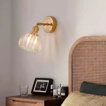 Classic Glass Tulip Wall Light