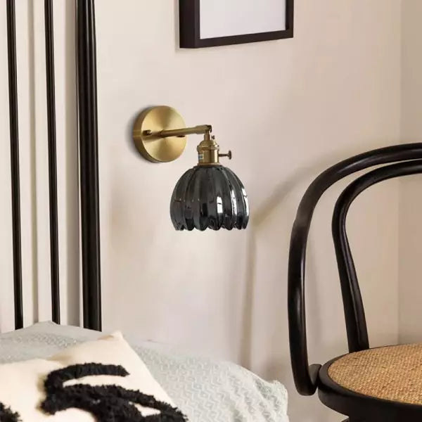 Classic Glass Tulip Wall Light