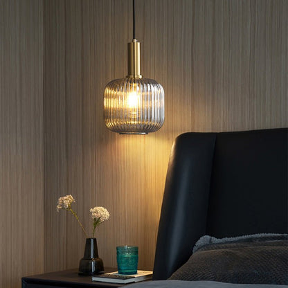 Vintage Glass Pendant Lighting Fixture