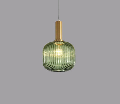 Vintage Glass Pendant Lighting Fixture