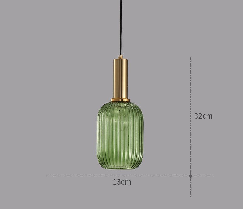 Vintage Glass Pendant Lighting Fixture
