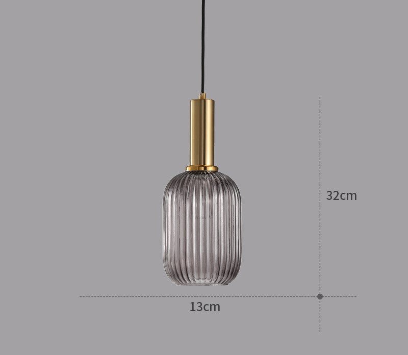 Vintage Glass Pendant Lighting Fixture