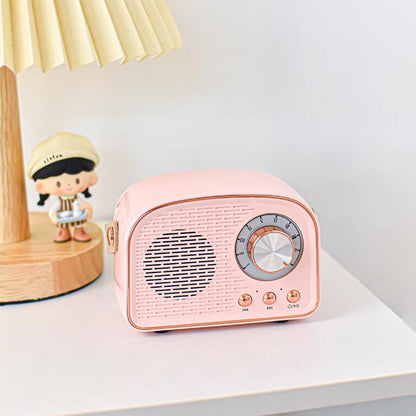Vintage Portable Bluetooth Wireless Speaker Radio
