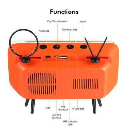 Vintage Bluetooth Portable Speaker