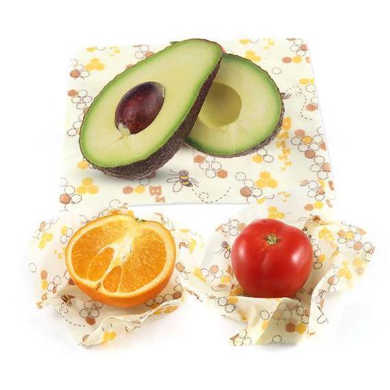 Eco Friendly Beeswax Food Wraps (3 Pack)