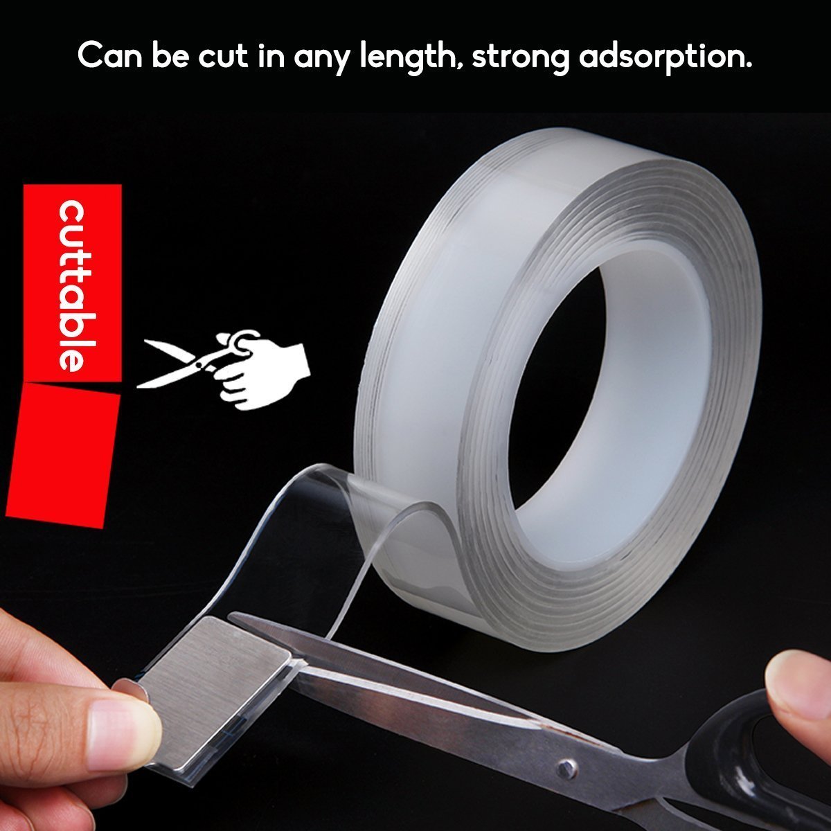 Strong Adhesive Reusable Gel Mounting Tape